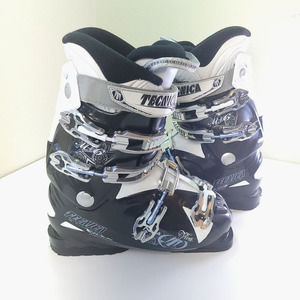 TECNICA Viva M6 Womens Ski Boots Size Mondo 24.5 Sole 285mm Downhill Black